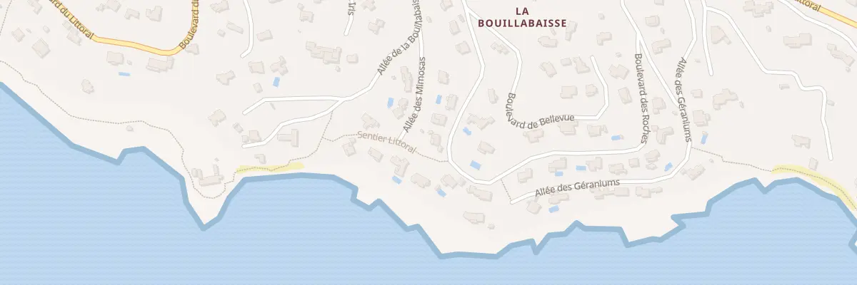 Plan du 20 Bd des Roches à La Croix-Valmer