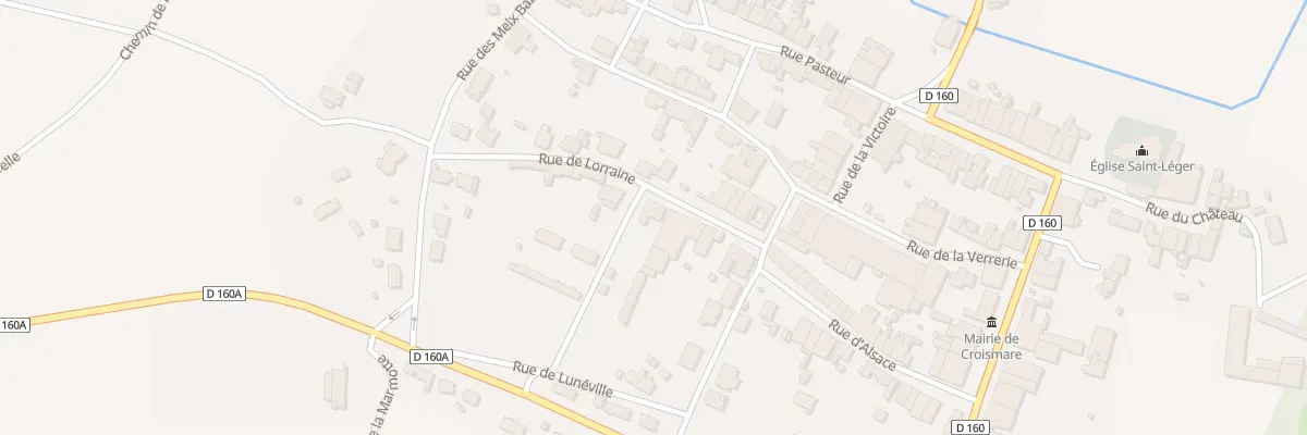 Plan du 8 Rue de Lorraine à Croismare