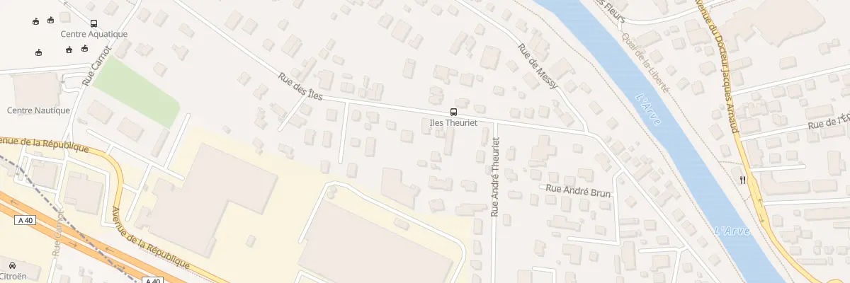 Plan du 185 Rue des îles à Cluses