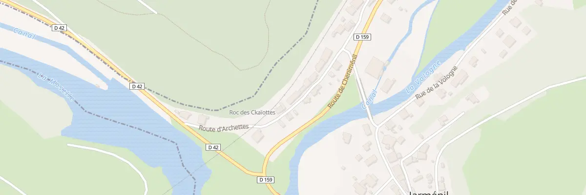 Plan du 14 Rte d’Archettes à Jarménil