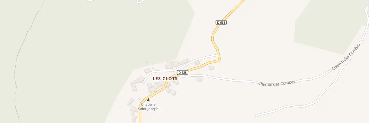 Plan du 5098 Les Clots à Saint-Clément-sur-Durance