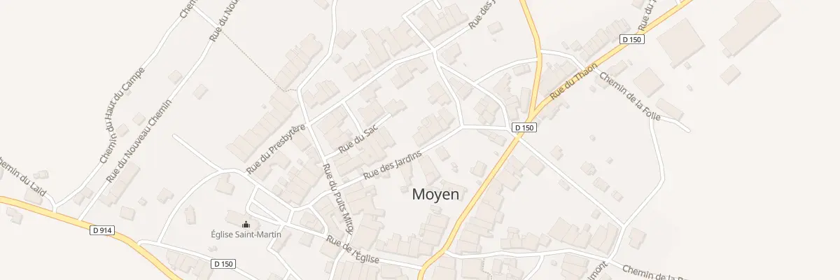 Plan du 3 Rue des Jardins à Moyen