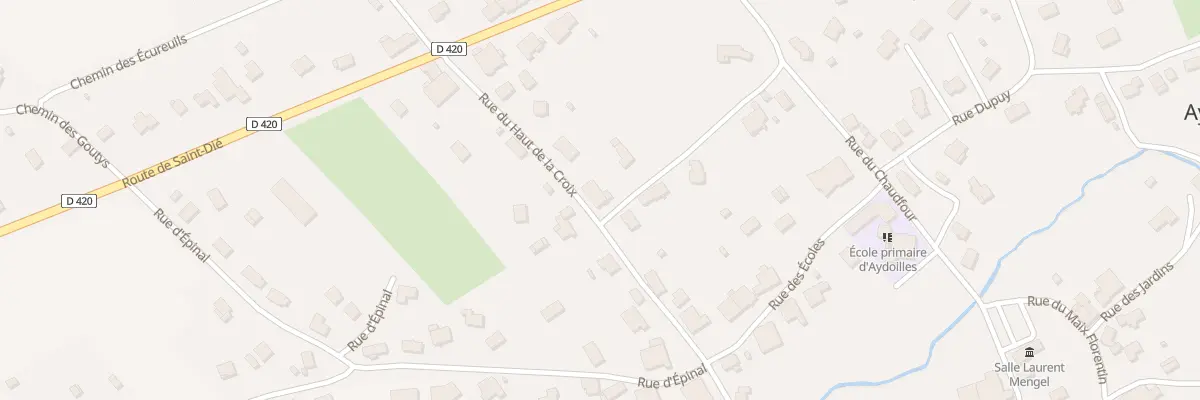 Plan du 14 Rue du Haut de la Croix à Aydoilles