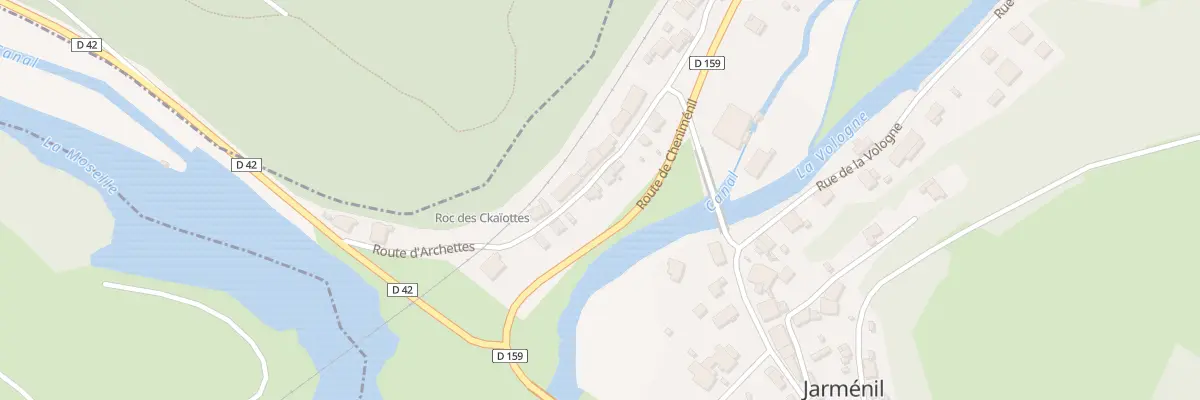 Plan du 5 Rte d’Archettes à Jarménil
