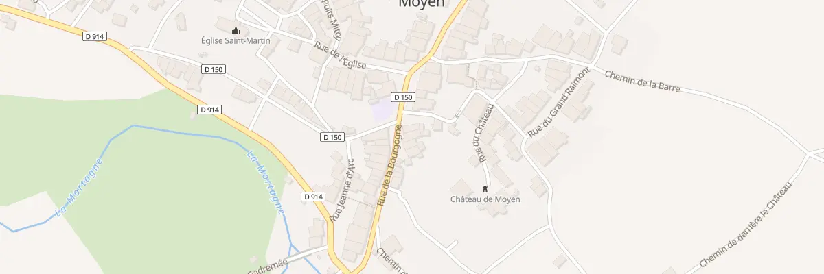 Plan du 3 Rue de la Bourgogne à Moyen
