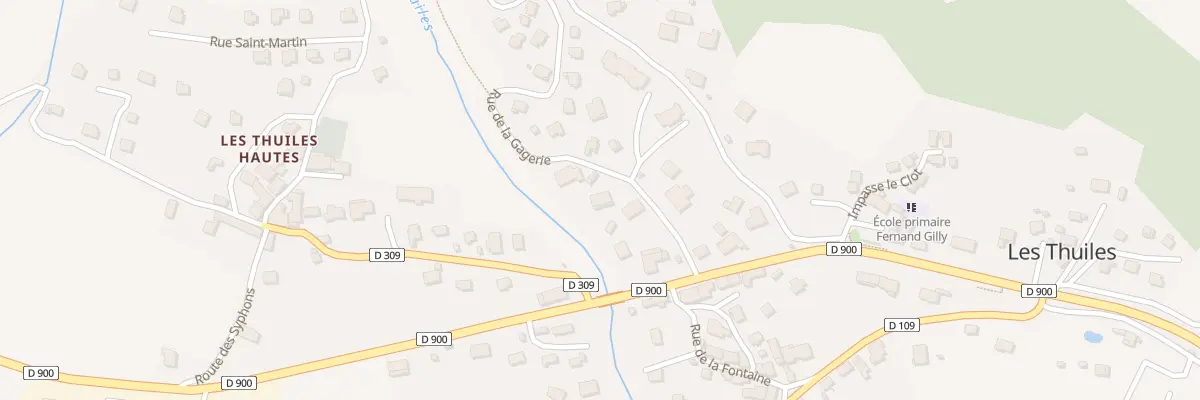 Plan du 7 Rue de la Gagerie aux Thuiles