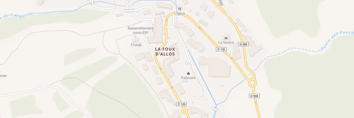 Plan du 7117 Chauvet à Allos