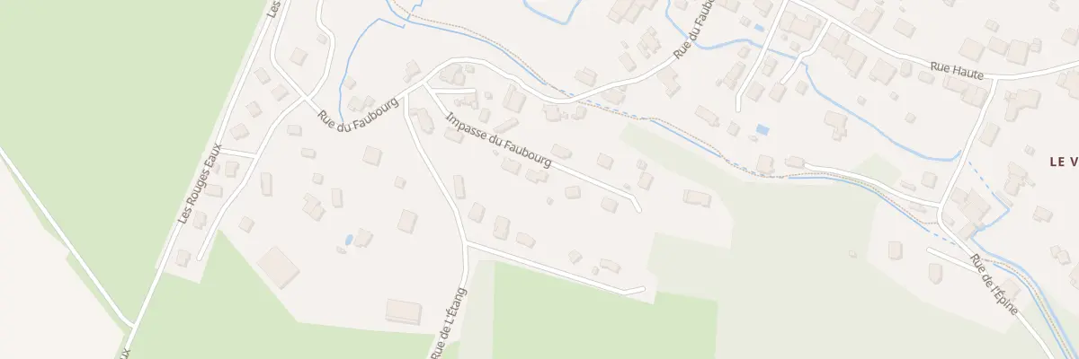 Plan du 458 Imp du Faubourg à Pouxeux