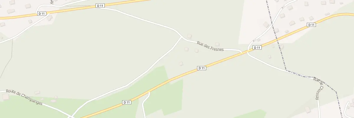 Plan du 268 Rte de Champanges à Publier