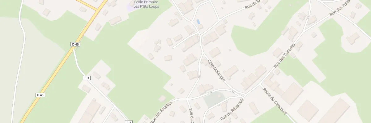 Plan du 4 Rue de Gond à Padoux
