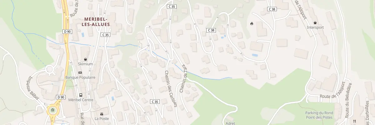 Plan du 45 Che de Tara aux Allues