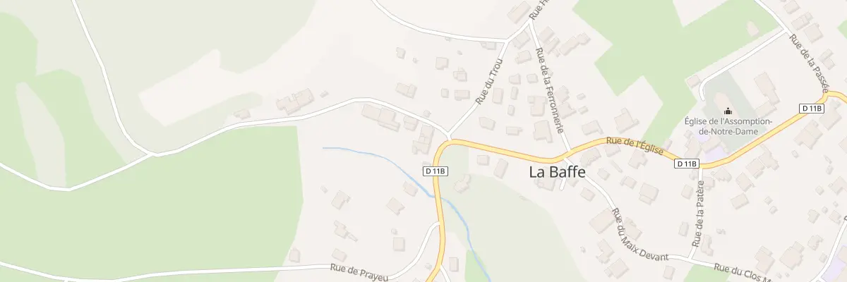 Plan du 25 Rue de la Grande Combe à La Baffe