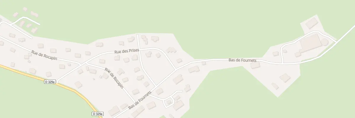 Plan du 13 Rue des Prises à Fournets-Luisans
