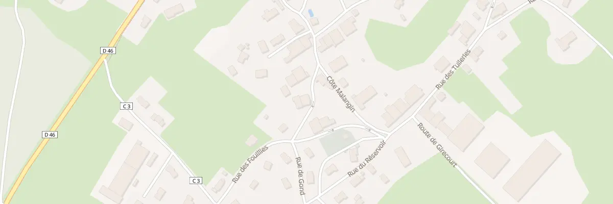 Plan du 6 Rue de Gond à Padoux