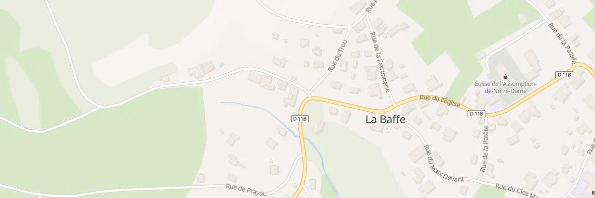 Plan du 20 Rue de la Pêche à La Baffe
