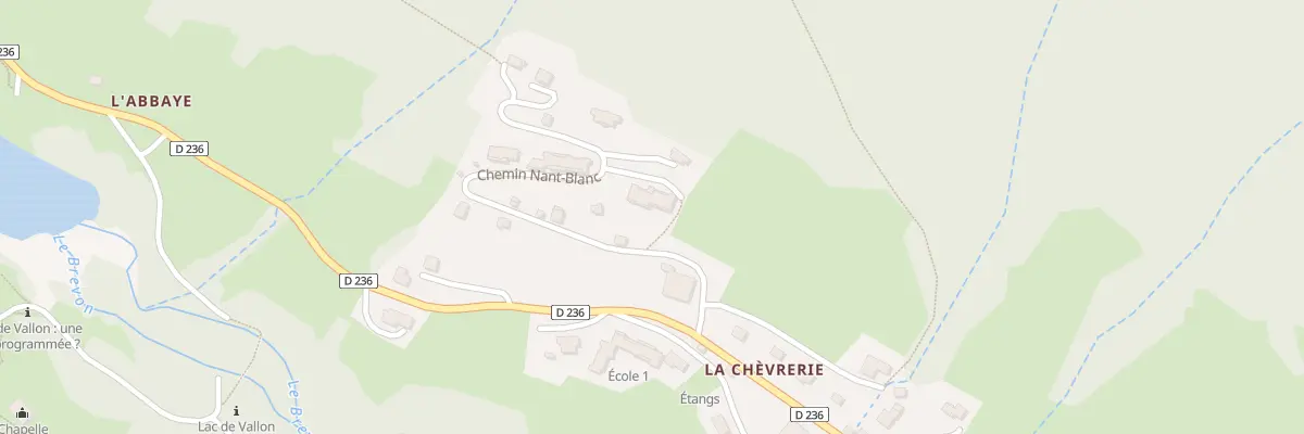 Plan du 358 Che du Nant Blanc à Bellevaux
