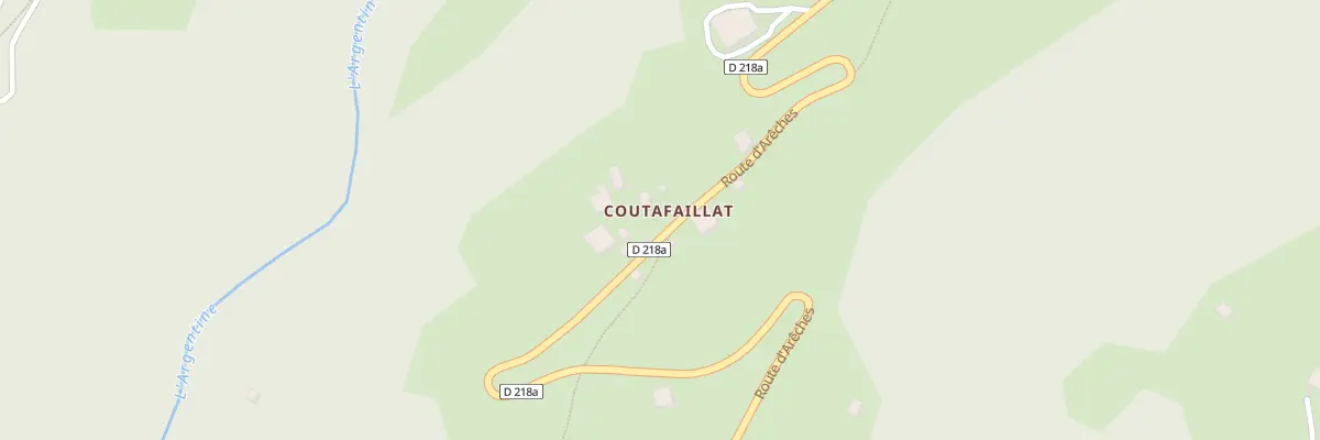 Plan du 5567 Coutafaillat à Beaufort