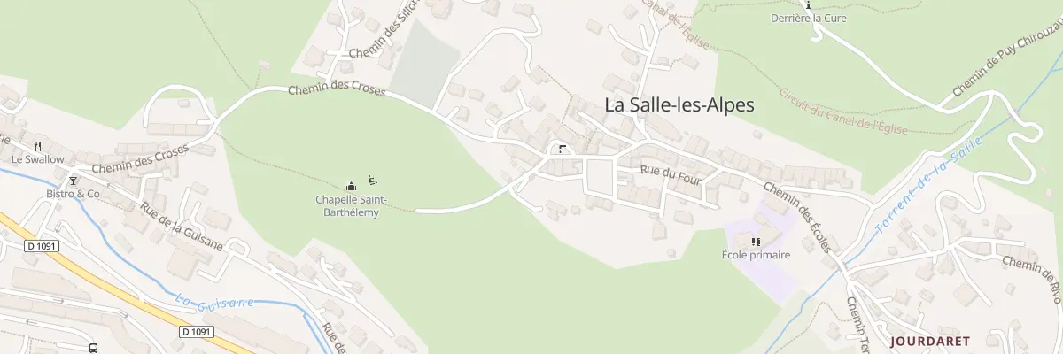 Plan du 8 Che du Verger à La Salle-les-Alpes