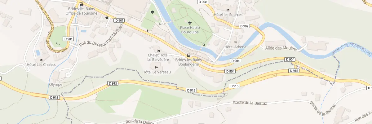 Plan du 72 Rue émile machet à Brides-les-Bains
