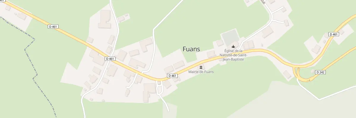 Plan du 13 Grande Rue à Fuans