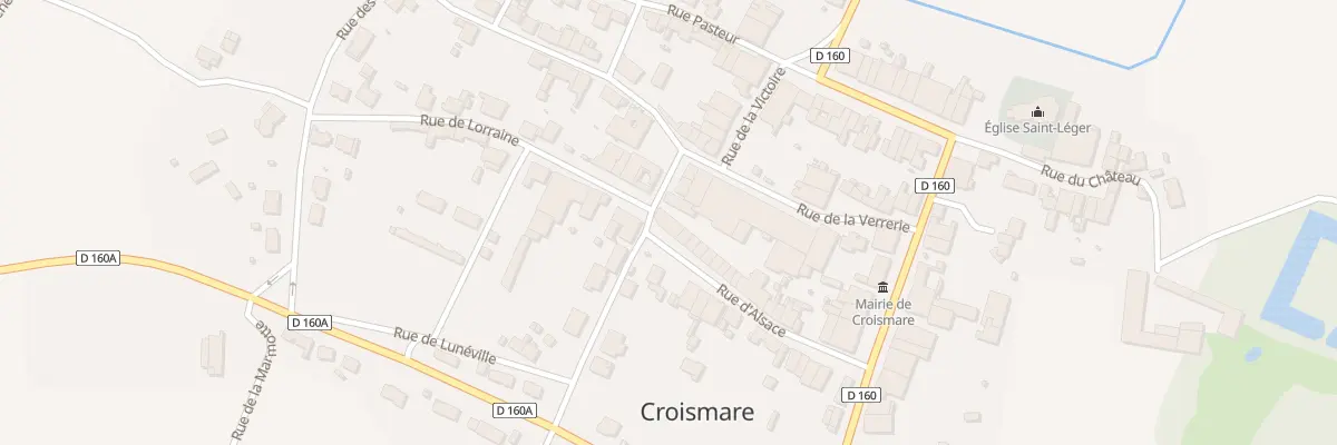 Plan du 21 Rue d’Alsace à Croismare