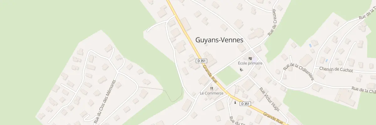 Plan du 5085 Au Village Bas à Guyans-Vennes
