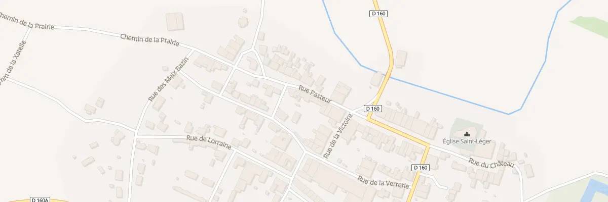 Plan du 2 Rue Pasteur à Croismare