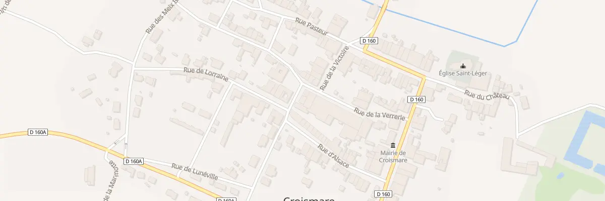 Plan du 4 Pl Stanislas à Croismare