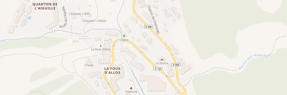Plan du 1183 Rte les Sources du Verdon à Allos