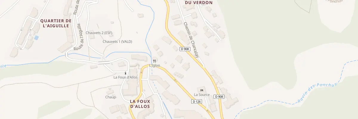 Plan du 1067 Rte de Barcelonnette à Allos