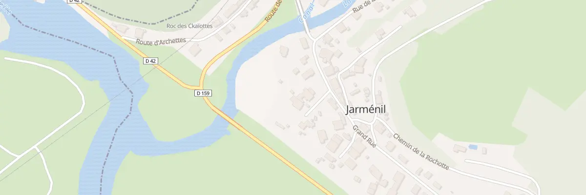 Plan du 4 Rue de la Prairie à Jarménil