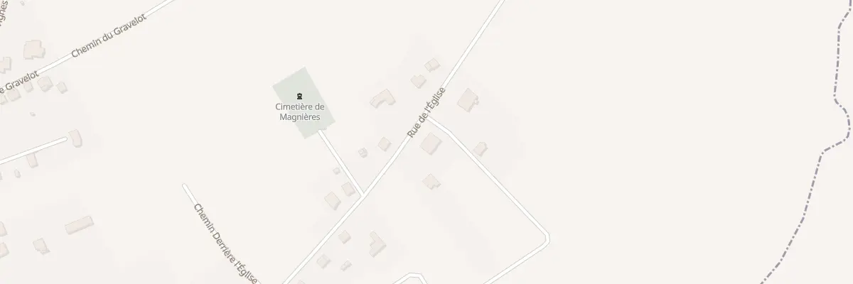 Plan du 33 Rue de l’Eglise à Magnières