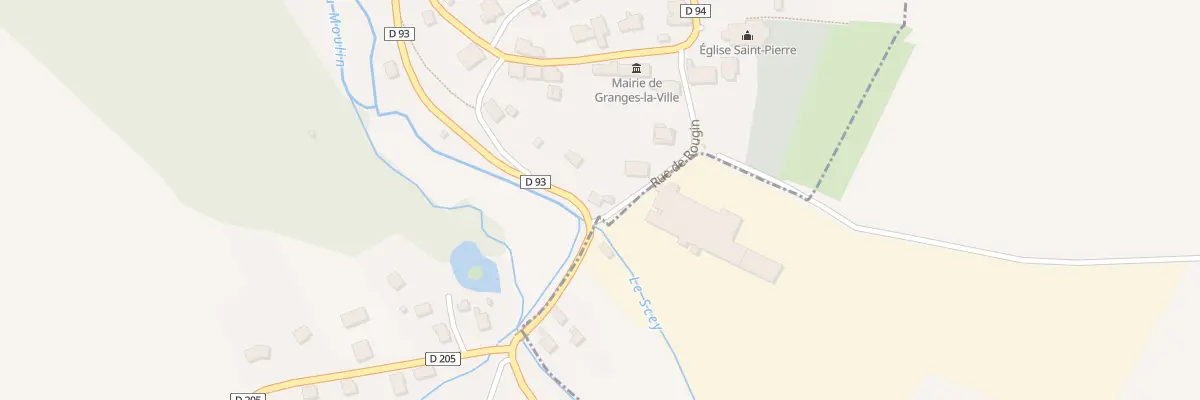Plan du 3 Rte de Secenans à Granges-la-Ville