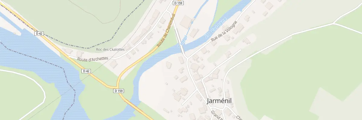 Plan du 35 Grand’Rue à Jarménil