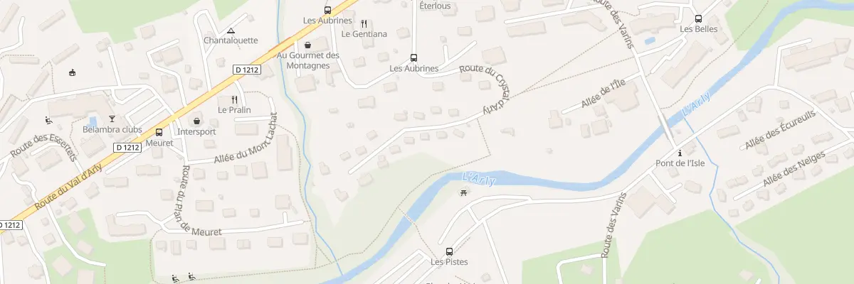 Plan du 257 Rte du Crystal d’Arly à Praz-sur-Arly
