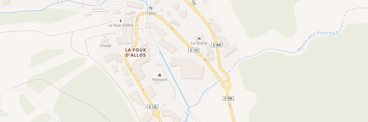 Plan du 135 Che de la Patinoire à Allos