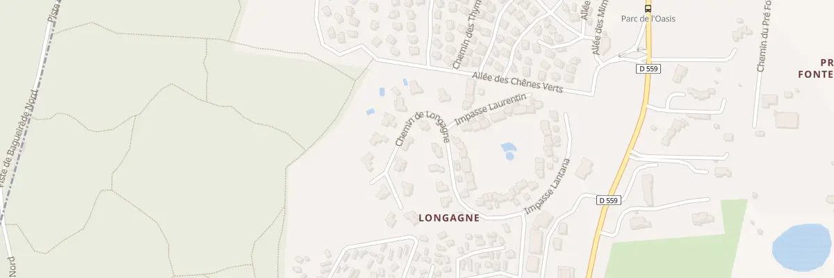 Plan du 11 Che de Longagne à Gassin