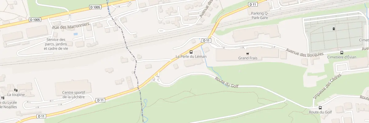 Plan du 3 Rte de Bissinges à Évian-les-Bains
