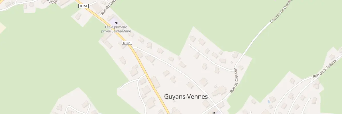 Plan du 5153 Les Longs Champs à Guyans-Vennes