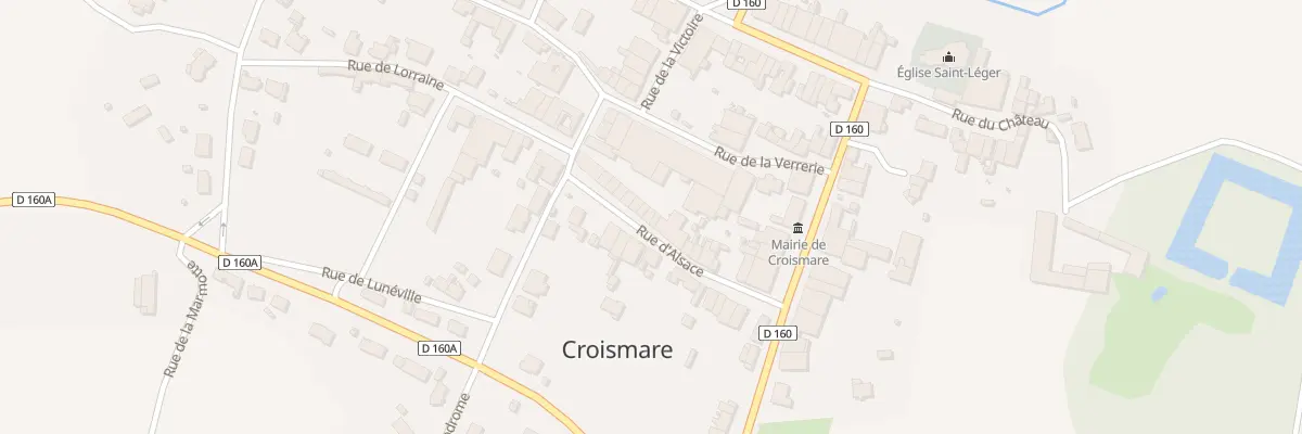 Plan du 7 Rue d’Alsace à Croismare