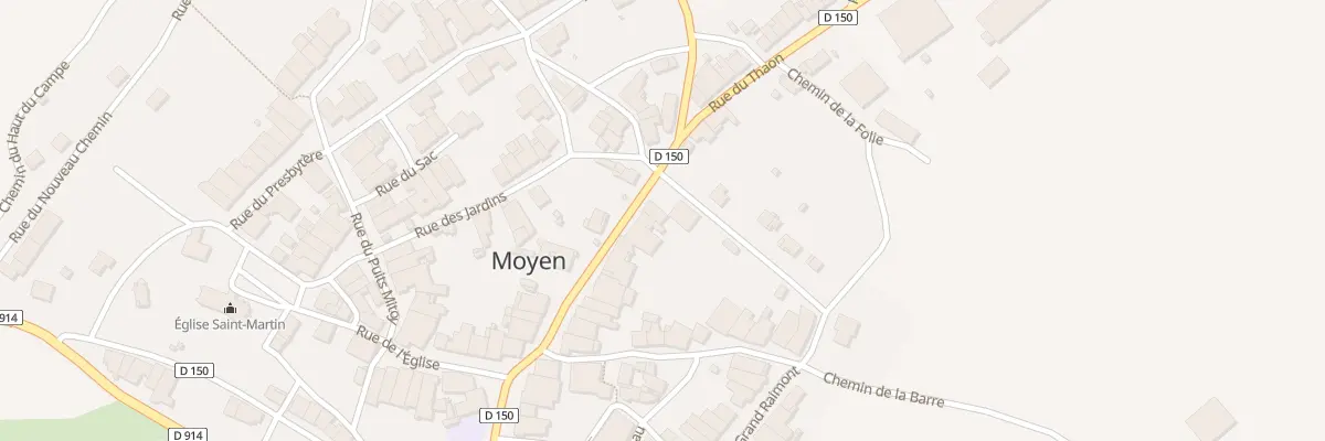 Plan du 16 Rue de la Torterue à Moyen