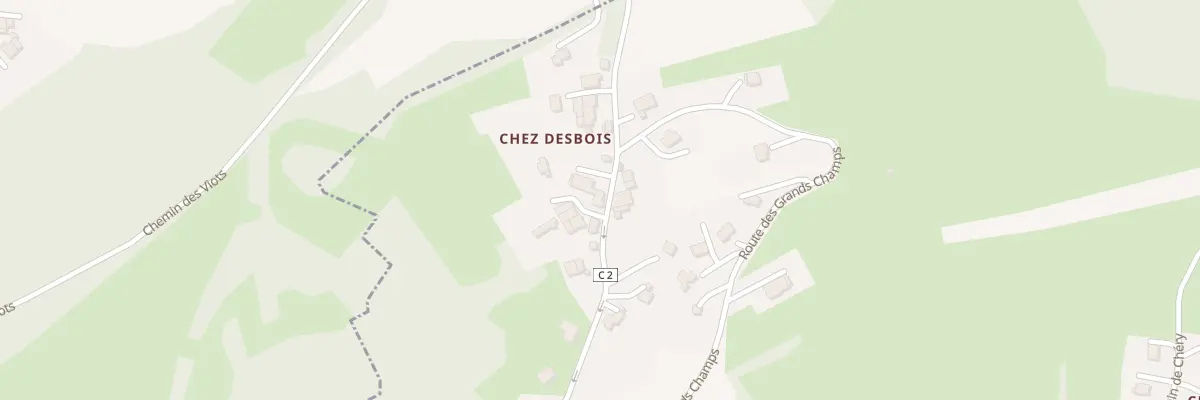 Plan du 285 Rte de chez Desbois à Larringes