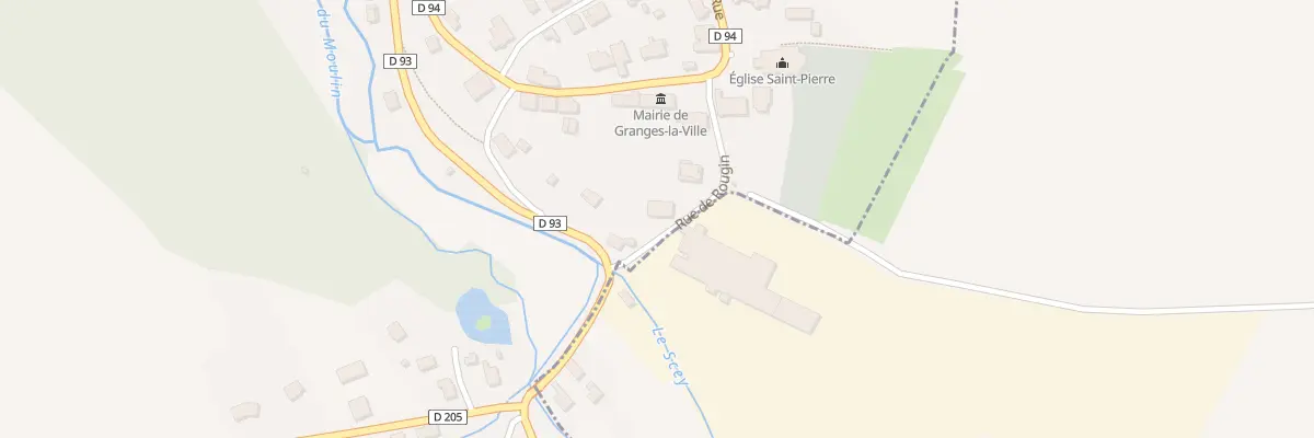 Plan du 3 Rue de Rougin à Granges-la-Ville