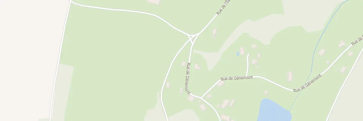 Plan du 1367 Rue de Genemont à Pouxeux