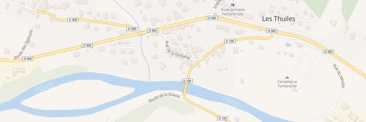 Plan du 10 Rue de la Fontaine aux Thuiles