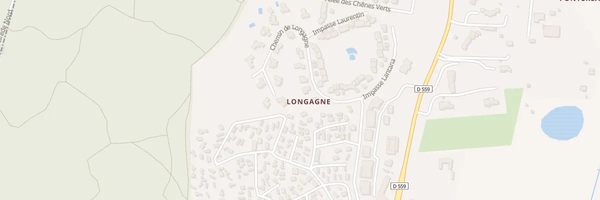 Plan du 3 Che de Longagne à Gassin