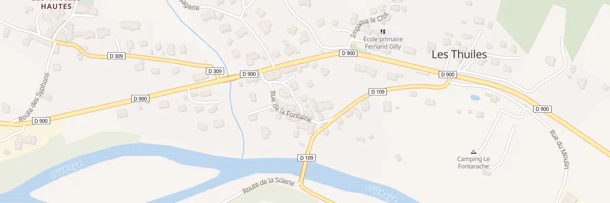 Plan du 3 Rue de l’Endroun aux Thuiles