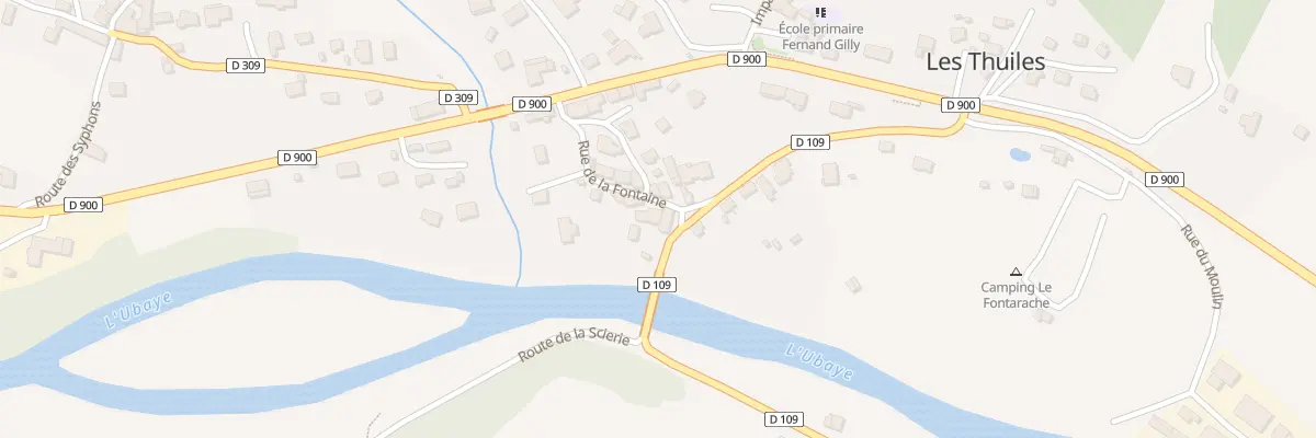 Plan du 12 Rue de la Fontaine aux Thuiles