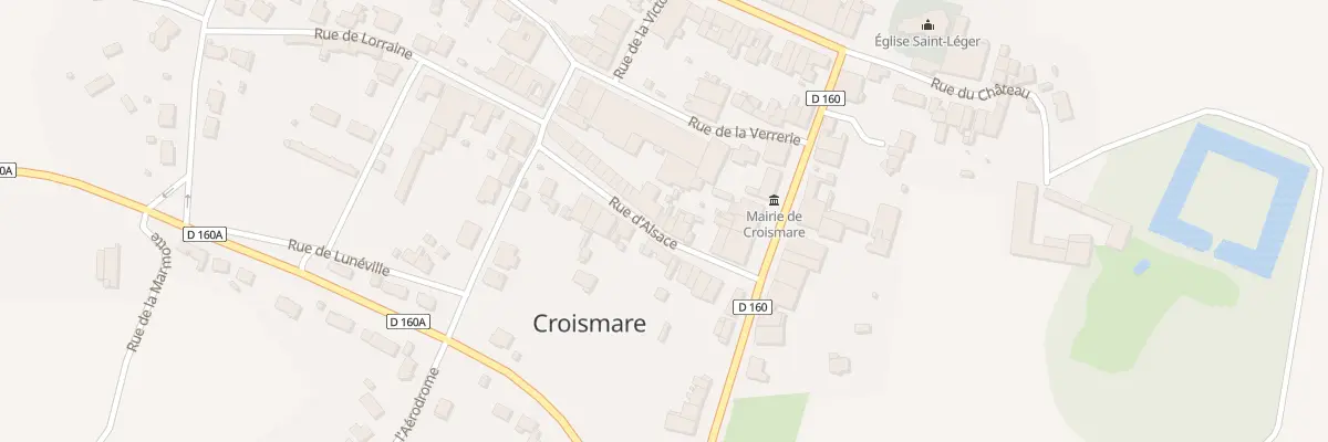 Plan du 3B Rue d’Alsace à Croismare