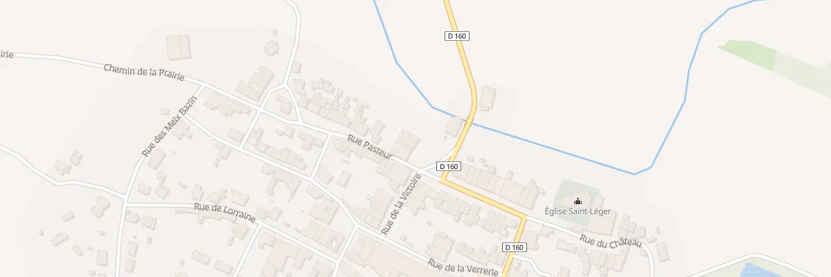 Plan du 4 Pl Victor Hugo à Croismare